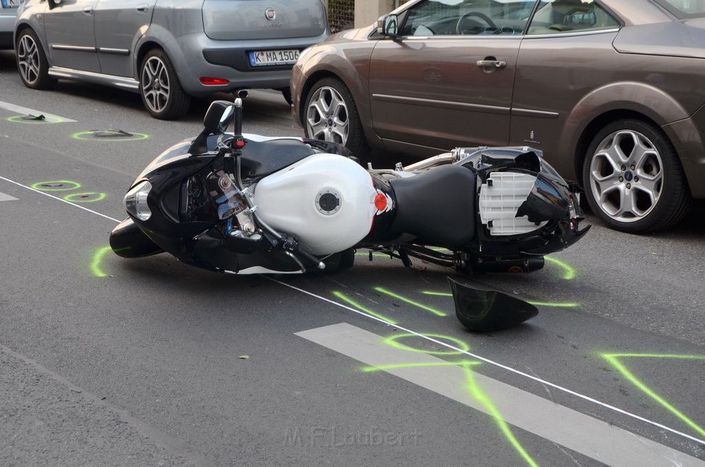 VU Alleinunfall Krad Koeln Kalk Buchforststr P61.JPG - Miklos Laubert